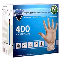 Sani Guard Vinyl Gloves Medium (4 Pack of 100), 40