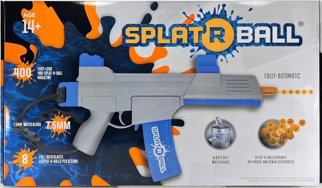 new SplatRball SRB400-SUB Gel Ball Water Bead Blan