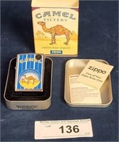 Zippo Lighter Joe Camel Stripes