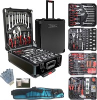 Arcwares 799pcs Aluminum Trolley Case Tool Set Sil