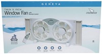 Geneva Twin 9 inch Window Fan