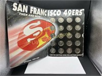 "49ERS THEN AND NOW" LIMITED EDITION COIN SET