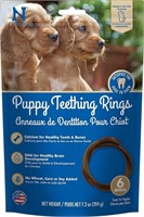 N-Bone Puppy Teething Rings Peanut Butter Flavor