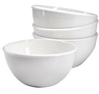 CraftKitchen Dinner Bowls Set of 4 Porcelain