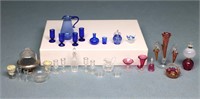 28pc. Blown Glass Dollhouse Miniatures