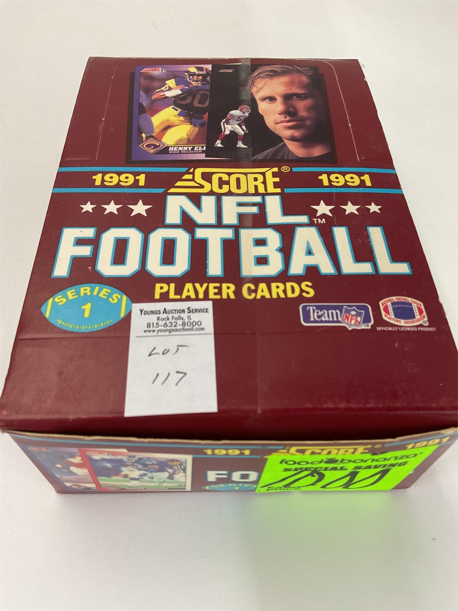 sealed packs 1991 Score NFL football cards