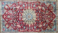 UNIQUE HAND KNOTTED PERSIAN WOOL NAJAFABAD RUG