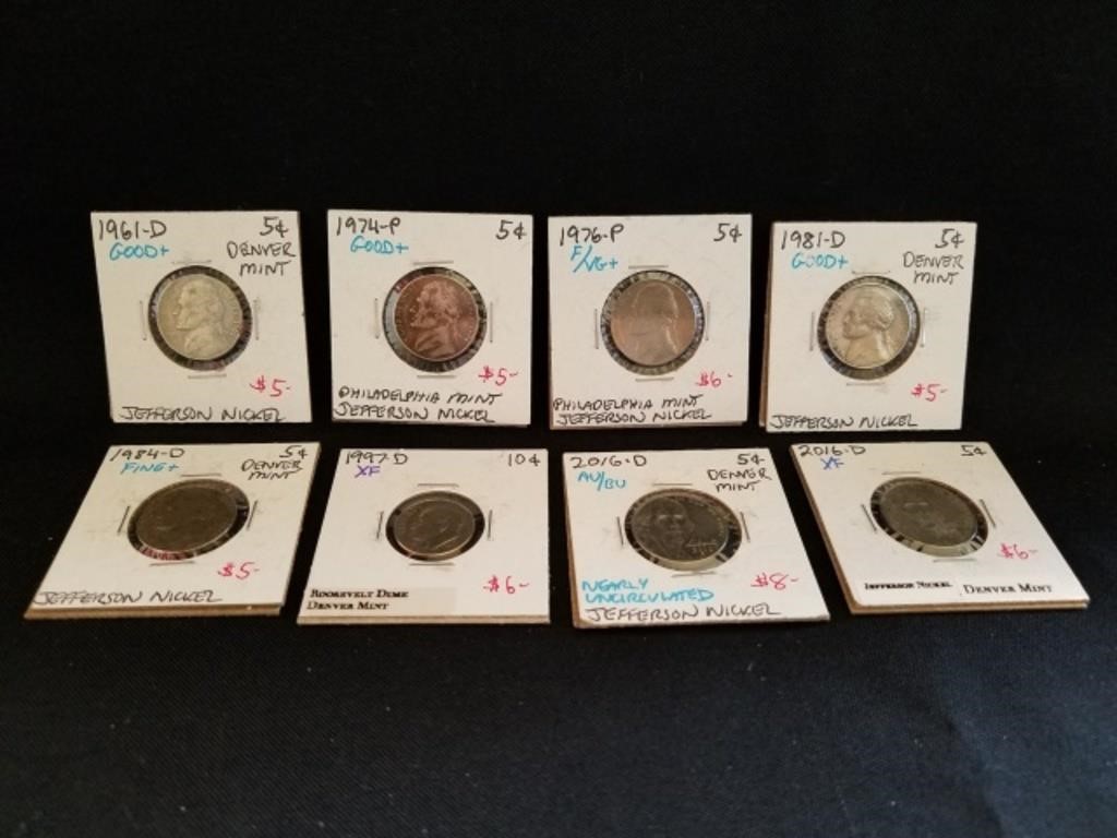 Lot of Coins: 1961-D Denver Mint Jefferson