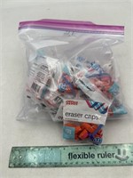 NEW Lot of 21-12ct Eraser Caps