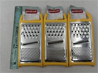NEW Lot of 3- Good Cook Flat Grater