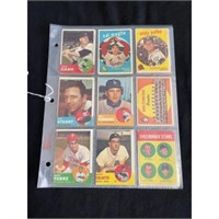 (13) 1963 Topps Baseball Cards