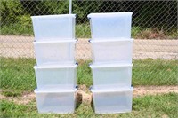 Clear Totes w/ Lids
