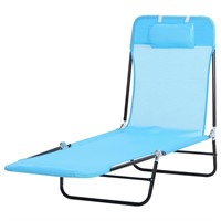 Adjustable Metal Chaise Lounge Chair for Beach