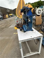 RIVETER & INDUSTRIAL STEEL TABLE