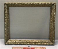 VINTAGE PLASTERED GOLD PICTURE FRAME