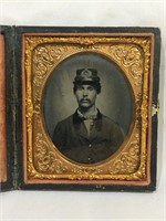 Civil War Black (Mullato) Officer Ambrotype