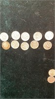 Lot of 21 Silver Dimes 1961