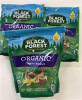 3 Bags Black Forest Organic Gummy Worms