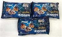 3 Bags Hershey's Kisses Harry Potter Chocolate