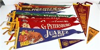 LARGE COLLECTION OF VINTAGE PENNANTS
