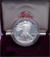 1987 PROOF SILVER EAGLE W BOX NO PAPERS