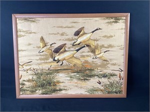 Vintage Embossed Duck Screen Print