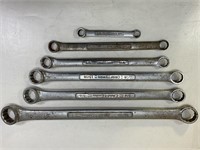 LOT OF 6 BOX END CRAFTSMAN WRENCHES