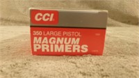 CCI 350 Lg Pistol Magnum Primers