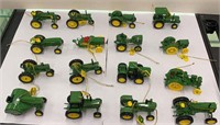 Group Of John Deere Tractor Ornaments