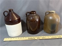 Stoneware jug lot