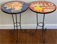 J - PAIR OF SIDE / ACCENT TABLES 24X16" (B3 1)