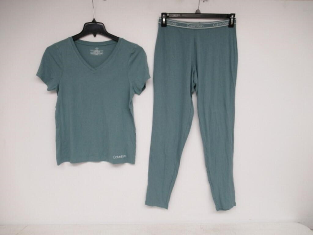 2-Pc Calvin Klein Women's SM Sleepwear Set, V-Neck