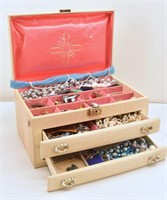 Vintage Jewelry Box Full