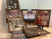 7 Framed Sports Photos