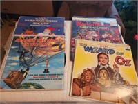 10 Vintage LP Records - Wizard of Oz, Around World