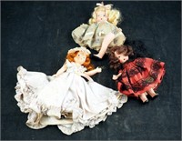 3 Antique Original Amy Jo & Storybook Dolls Lot