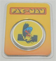 Pac-Man 1 oz .999 Fine Silver Collector Coin