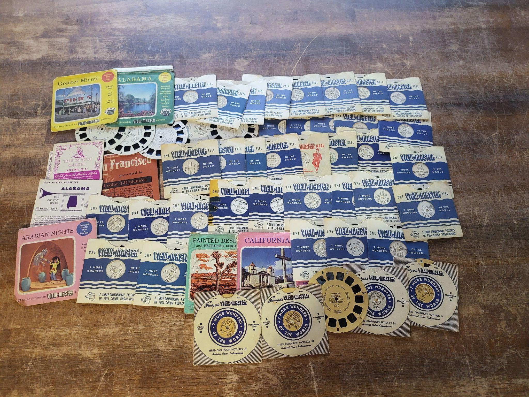 Vtg view master reels