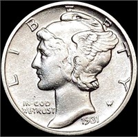 1931-S Mercury Dime CLOSELY UNCIRCULATED