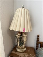 H MOREAU FRANCAISE COLLECTION SPELTER LAMP