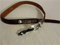 New Mens Alligator Leather Brown Belt