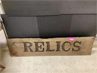 Old Wooden “RELICS”