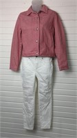 Ralph Lauren Striped Denim Jacket Size P/P & Size