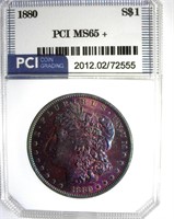 1880 Morgan MS65+ LISTS $900