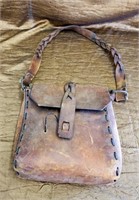 Vintage Leather Ammo Bag