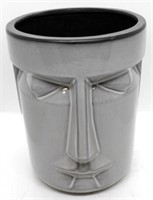 Contemporary modernist face vase