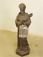 St. Francis of Assisi Cast Statuette Yard Decor