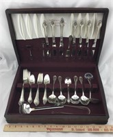 Rogers Bros Silverplate Silverware in Chest