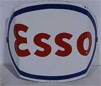 Esso Octagon Gas Pump Plate