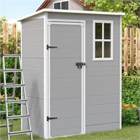 UDPATIO Outdoor Storage Shed 5x3FT, Resin